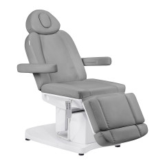 Elektrické kosmetické křeslo Azzurro 708A se 4 motory šedé barvy