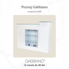 Recepční stůl Gabbiano Pearl white
