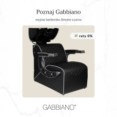 Gabbiano barber mycí box Simone black