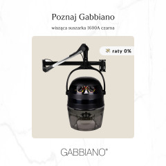 Závěsná sušička Gabbiano 1600A s jednou rychlostí černá