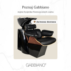 Gabbiano kadeřnický mycí box Florencie ořech černá