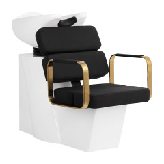 Gabbiano Porto Gold barber's washstand black