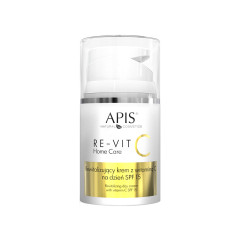 Apis re-vit c domácí péče revitalizační denní krém s vitaminem C spf 15 50 ml