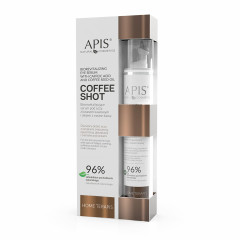 Apis coffee shot home terapis, bio revitalizační oční sérum s kávovou kyselinou a olejem z kávových semínek 10 ml 