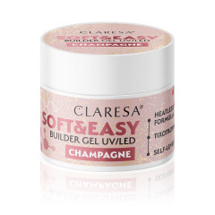 Claresa Soft&amp;Easy stavební gel šampaňské 45g 