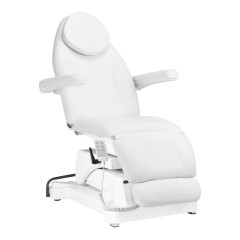 Elektrické kosmetické křeslo Sillon Basic 3 strong swivel bílé