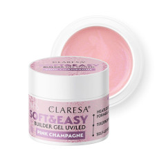 Claresa Soft&amp;Easy stavební gel růžové šampaňské 12g