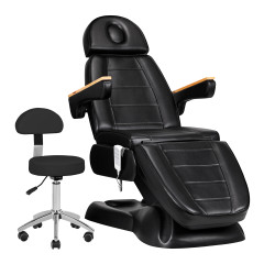 SILLON Lux 273b elektrické kosmetické křeslo + stolička 304 černá