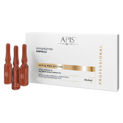 APIS DEPIQ PRO SYSTEM Depigmentační ampule s αarbutinem 1% a zesvětlujícím komplexem 2%, 10x3ml