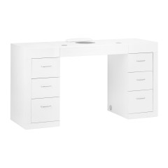 Kosmetický stůl 324 s kazetovým odsavačem, bílý