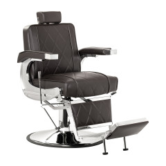 Kadeřnické křeslo Hair System BM88066 hnědé