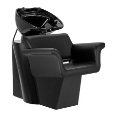 Kadeřnická umyvadlová skříňka Gabbiano Lucca černá