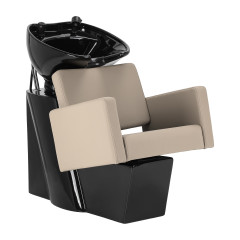 Gabbiano kadeřnická myčka Vitoria šedá béžová