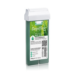 Depilflax 100 depilační vosk v rolce Aloe vera 110 g Depilflax 100 depilační vosk v rolce Aloe vera 110 g