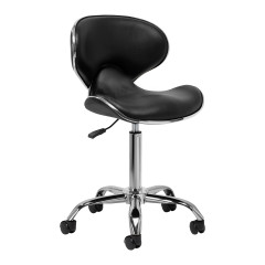 Kosmetick&aacute; stolička Gabbiano Q-4599 čern&aacute; V2