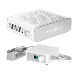 Saeyang bruska na nehty Marathon K35 mini white + H200 + pohlcovač prachu Marathon Olimp