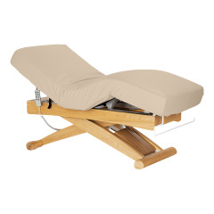 Lehátko SPA Sillon Siesta béžové s světle hnědou základnou