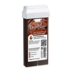 Depilflax 100 depilačn&iacute; vosk v rolce Chocotherapy 110 g