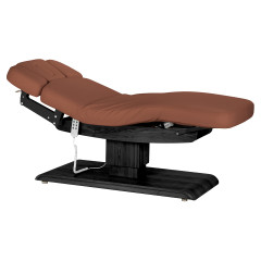 Leh&aacute;tko SPA Sillon Relax hněd&eacute; s černou z&aacute;kladnou