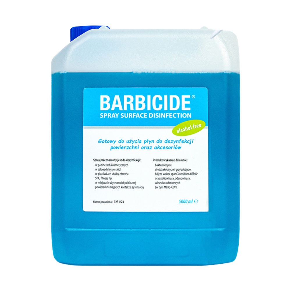 Barbicidní sprej pro dezinfekci všech povrchů bez zápachu - náplň 5 l main product photo