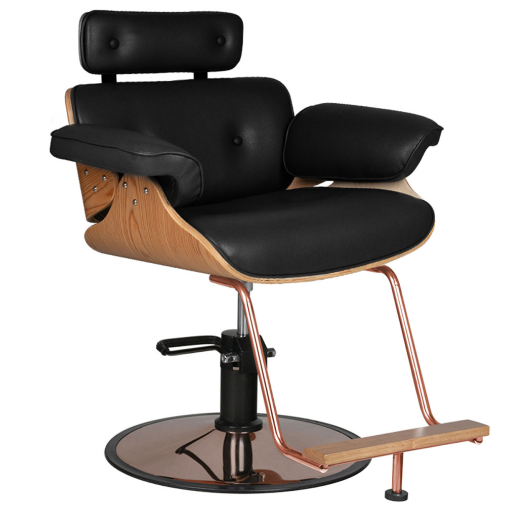 Gabbiano kadeřnické křeslo Florencie černé main product photo