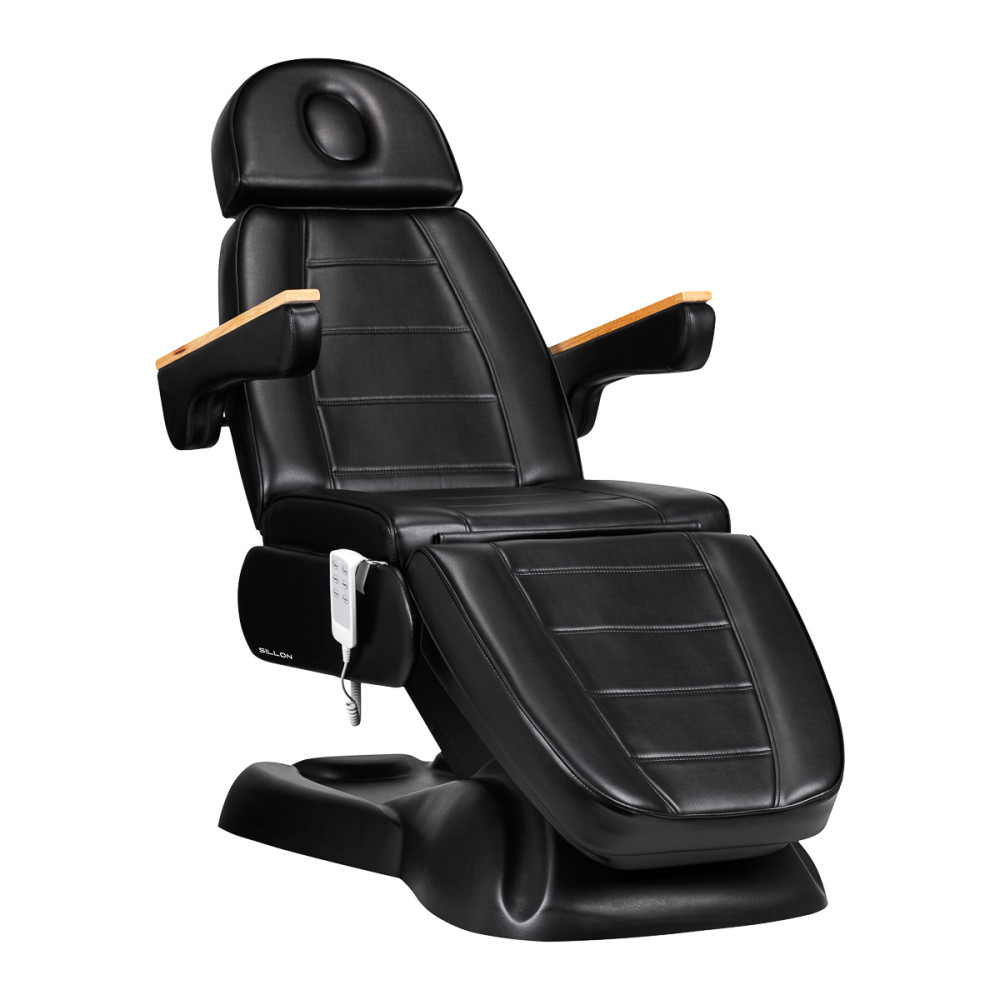 Elektrické kosmetické křeslo SILLON Lux 273b 3 motory černé main product photo
