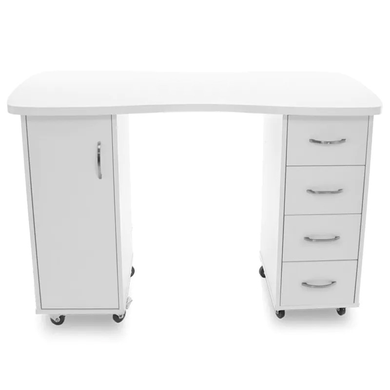 Stůl 2027 bílý dvě skříňky main product photo