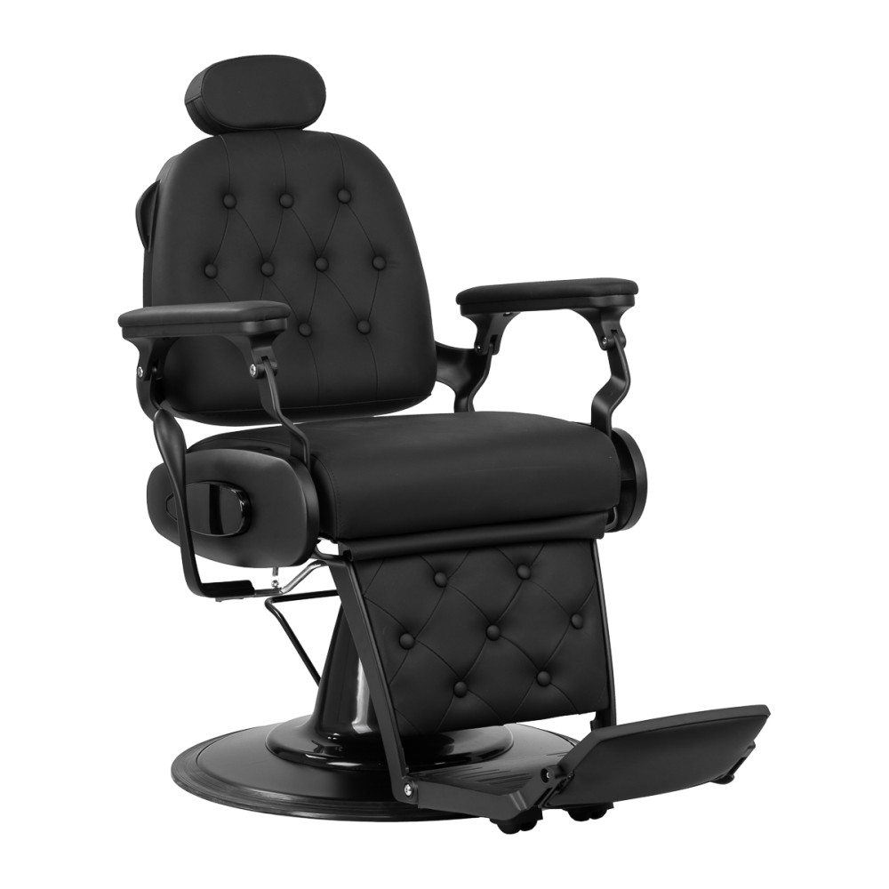 Gabbiano holičské křeslo Francesco Black černé main product photo